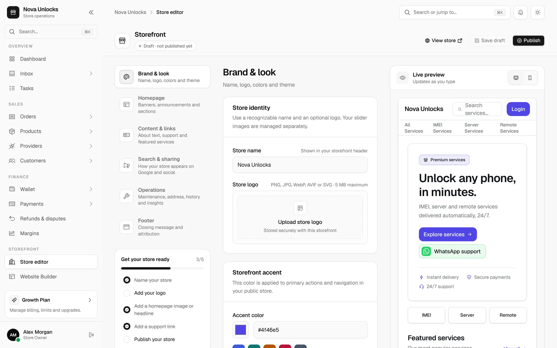 Change your store without code